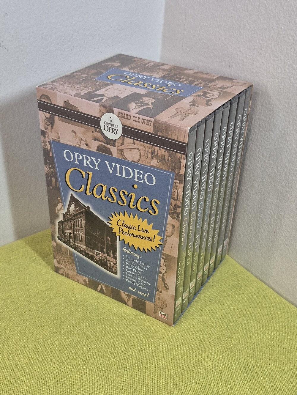 Opry Video Classics 8-DVD Box Set Time-Life 2007 Live Incl. Dolly Each Sealed
